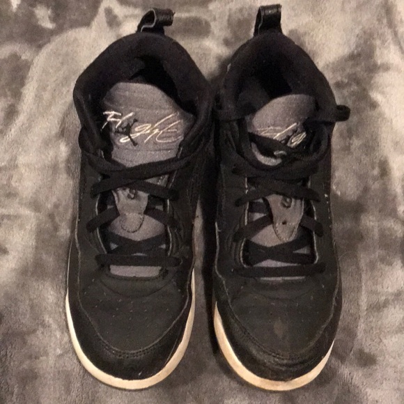Air Jordan Flight sz 3 Youth Blk/Gry/Wht (2014) - Picture 1 of 5